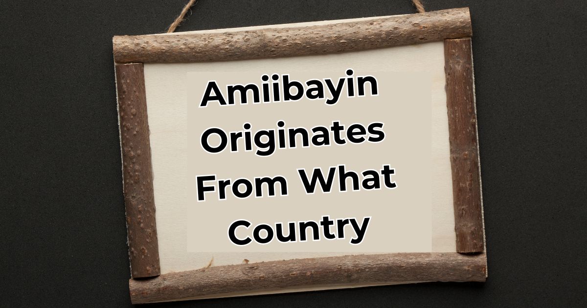 Origins of Amiibayin